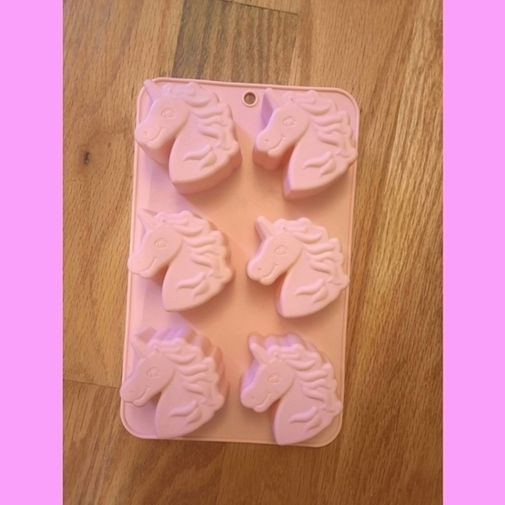 Silicone Pink Unicorn Mold! Baking Ice Mold‎